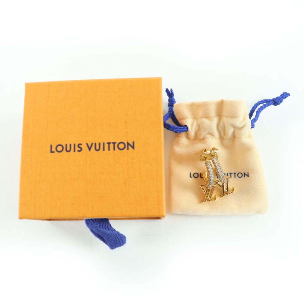 LOUIS VUITTON Gold Earrings - Picture 2 of 8